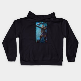 Ashe Mosaic Portrait 6 Kids Hoodie